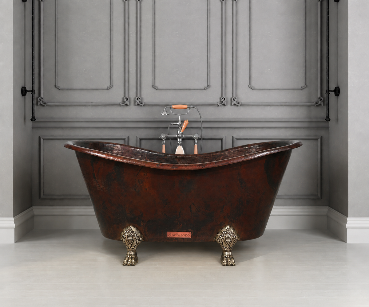 Premium Tina de Baño en Cobre  Diseño Antique