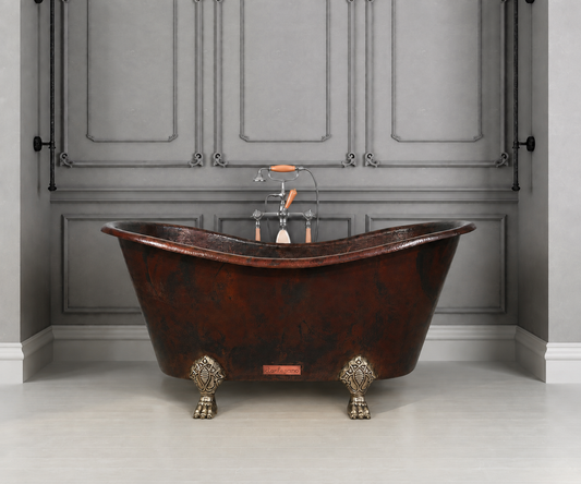 Premium Tina de Baño en Cobre  Diseño Antique