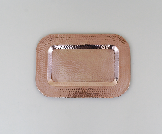 Copper Rectangular Tray