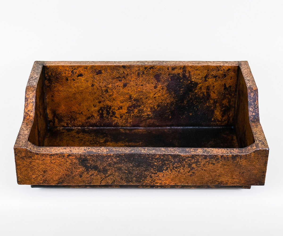 Copper Volcano Box Kitchen Sink