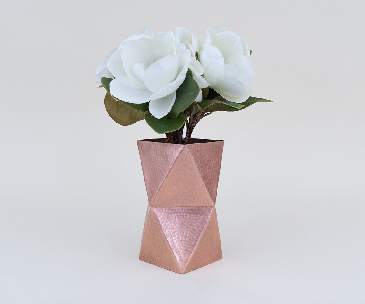 Copper Prism Vase