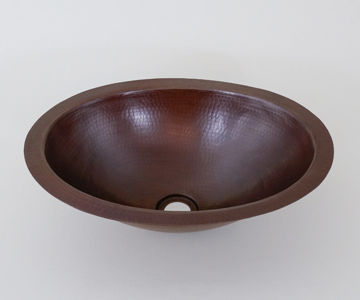 Copper Oval Bath Sink