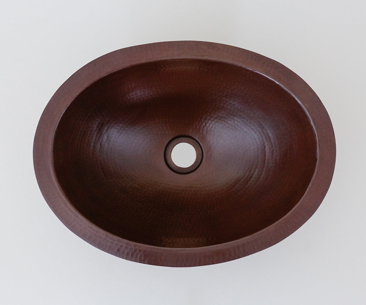 Copper Oval Bath Sink