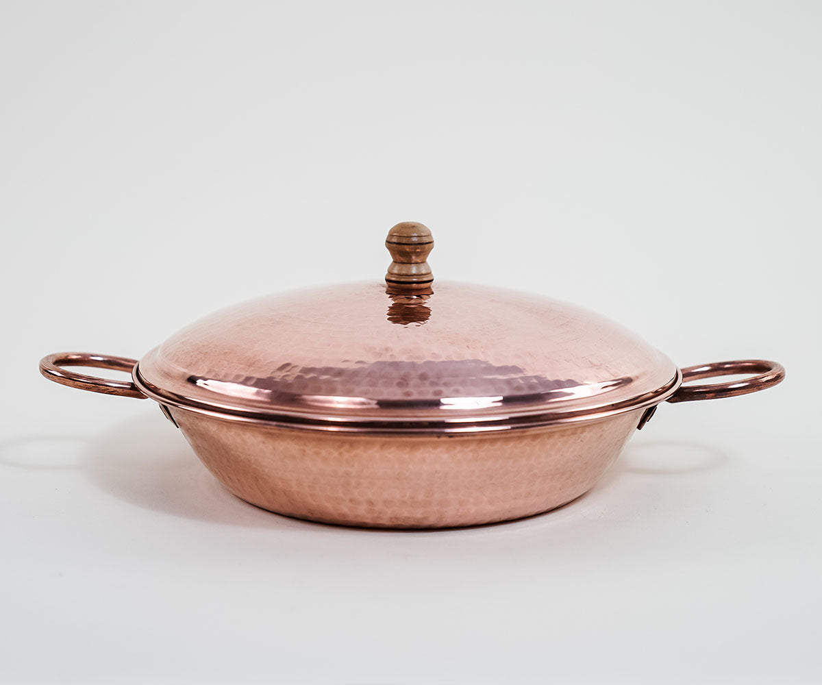 Copper Work With Lid