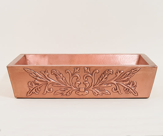 Lavabo Vessel en Cobre Diseño Provenzal