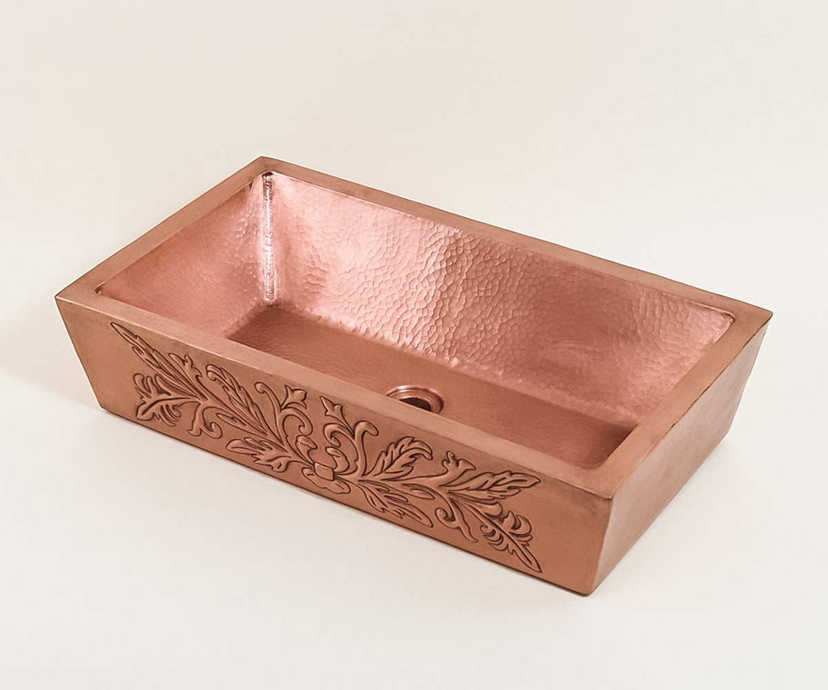 Copper Vessel Sink Provenzal Design