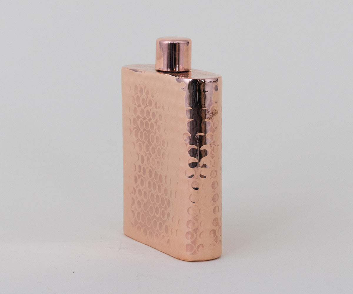 Copper Vertical Flask
