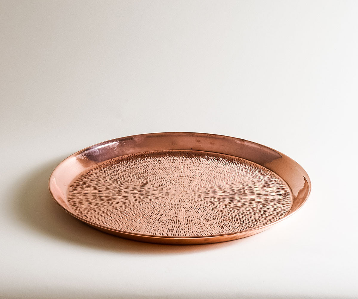 Copper Round Sand Tray