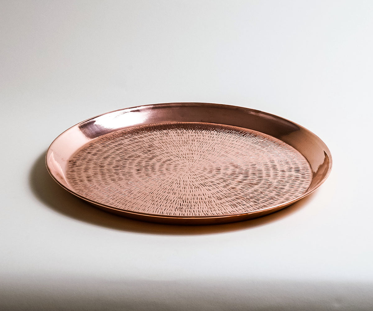 Copper Round Sand Tray