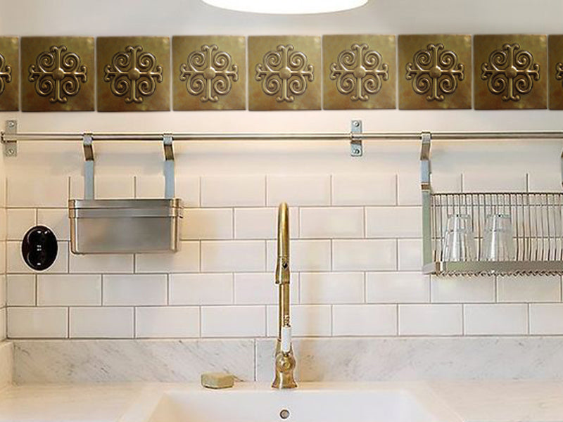 mosaicos en cobre