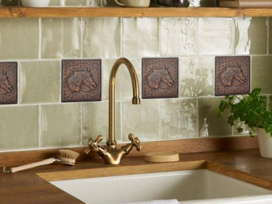 cocina con mosaicos