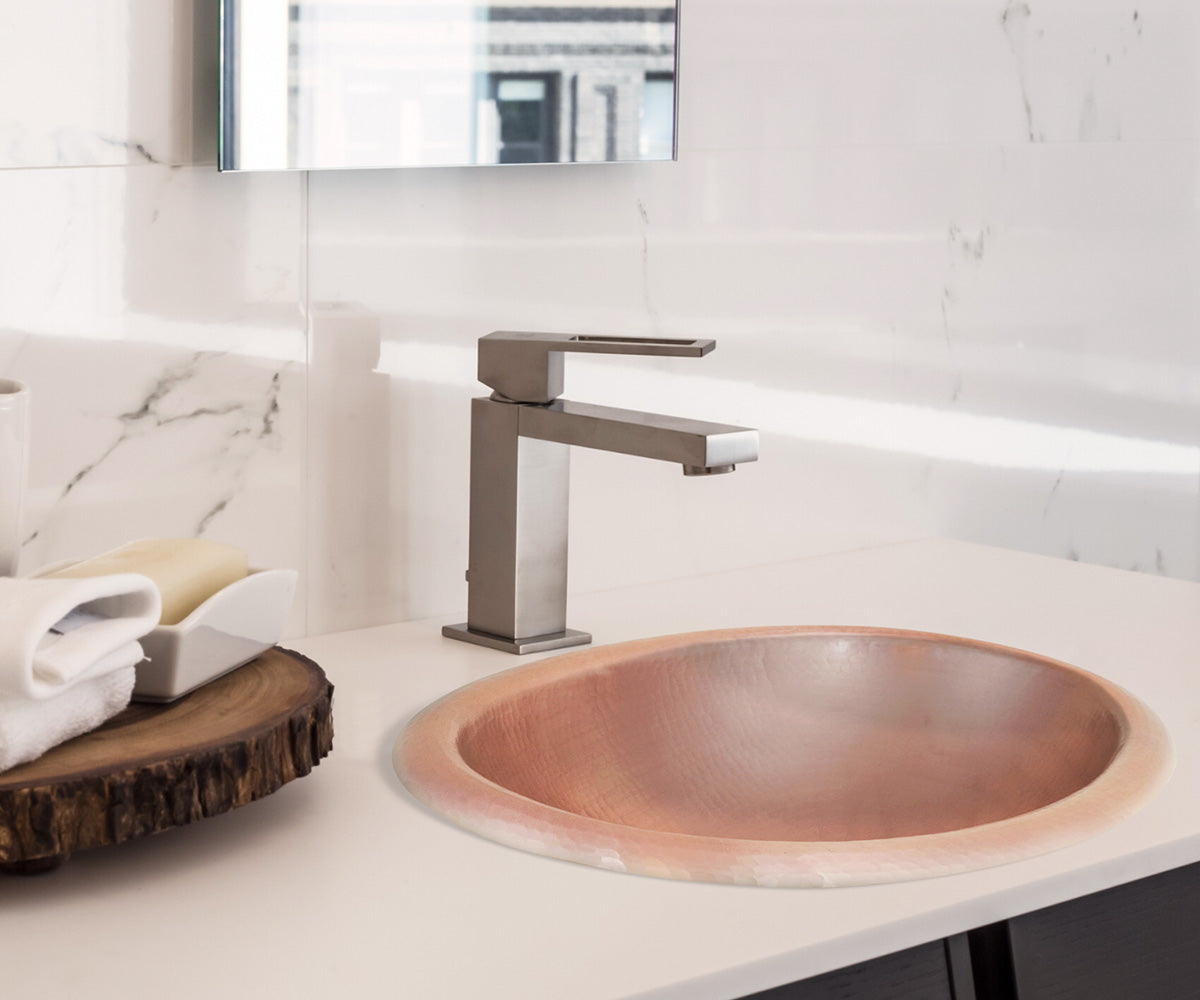 Copper Oval Bath Sink